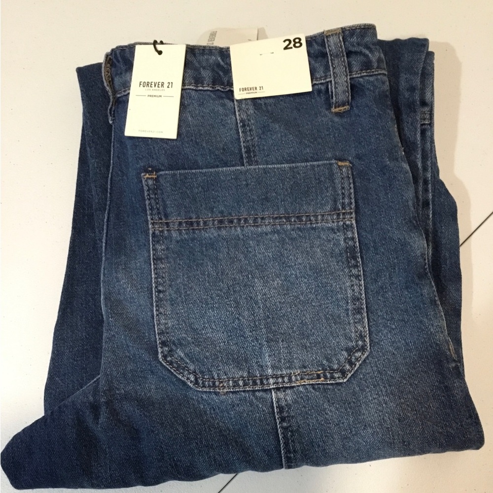 Forever 21 Men’s Dark Blue Straight Jeans